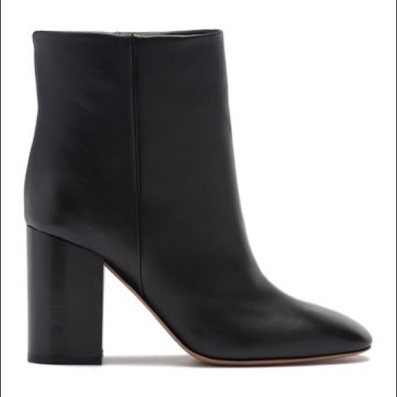 Vince Felton Black Leather Bootie - Picture 8 of 8